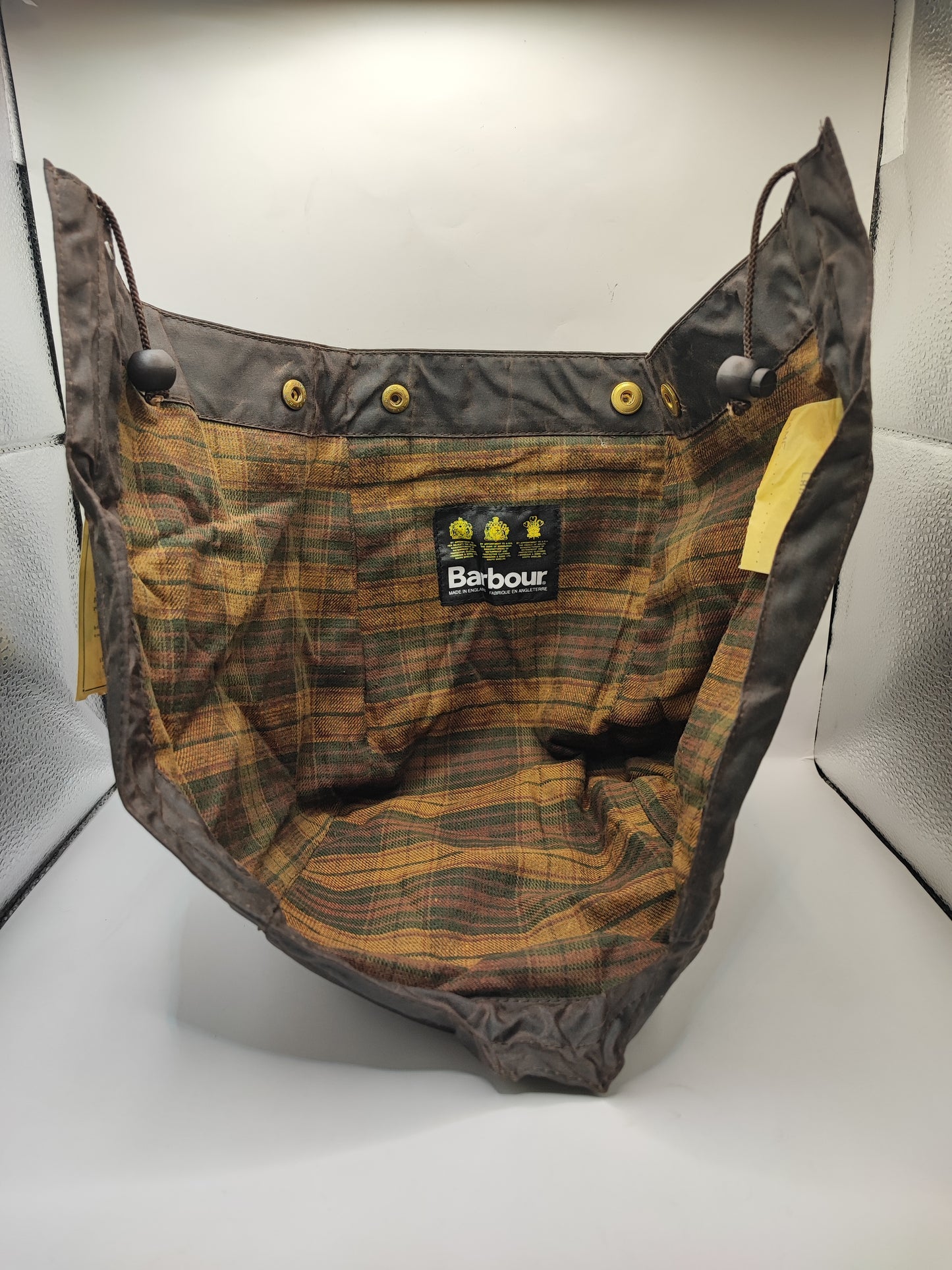 Cappuccio Barbour vintage marrone Taglia Unica - Brown Vintage Waxed Hood A199