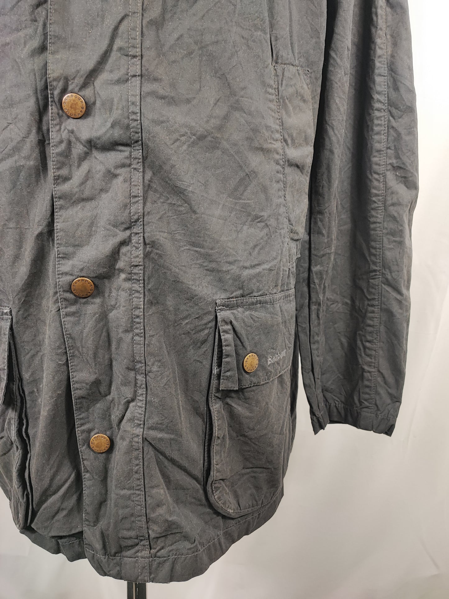 Giacca Barbour da uomo cerata Blu Rambler Taglia XLarge Navy wax cotton Rambler Jacket size XL