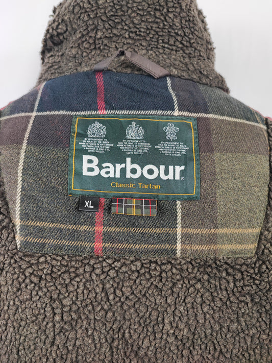 Barbour Parka Giacca verde Uomo Brindle wax jacket XL Man Green wax Jacket Size XL