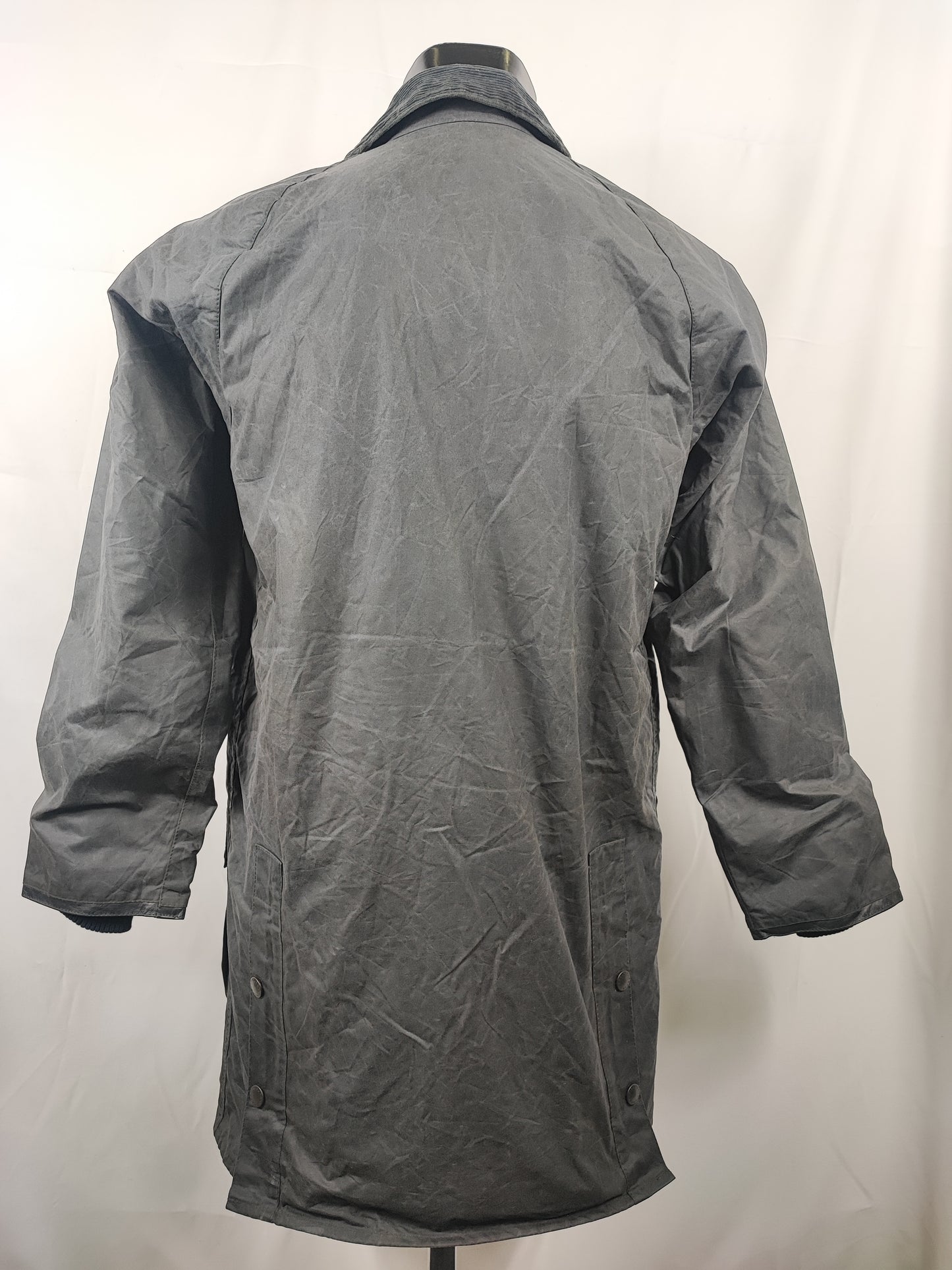 RARO Barbour Giacca Mark Phillips Small blu - Man Navy Wax Vintage Coat Size Small