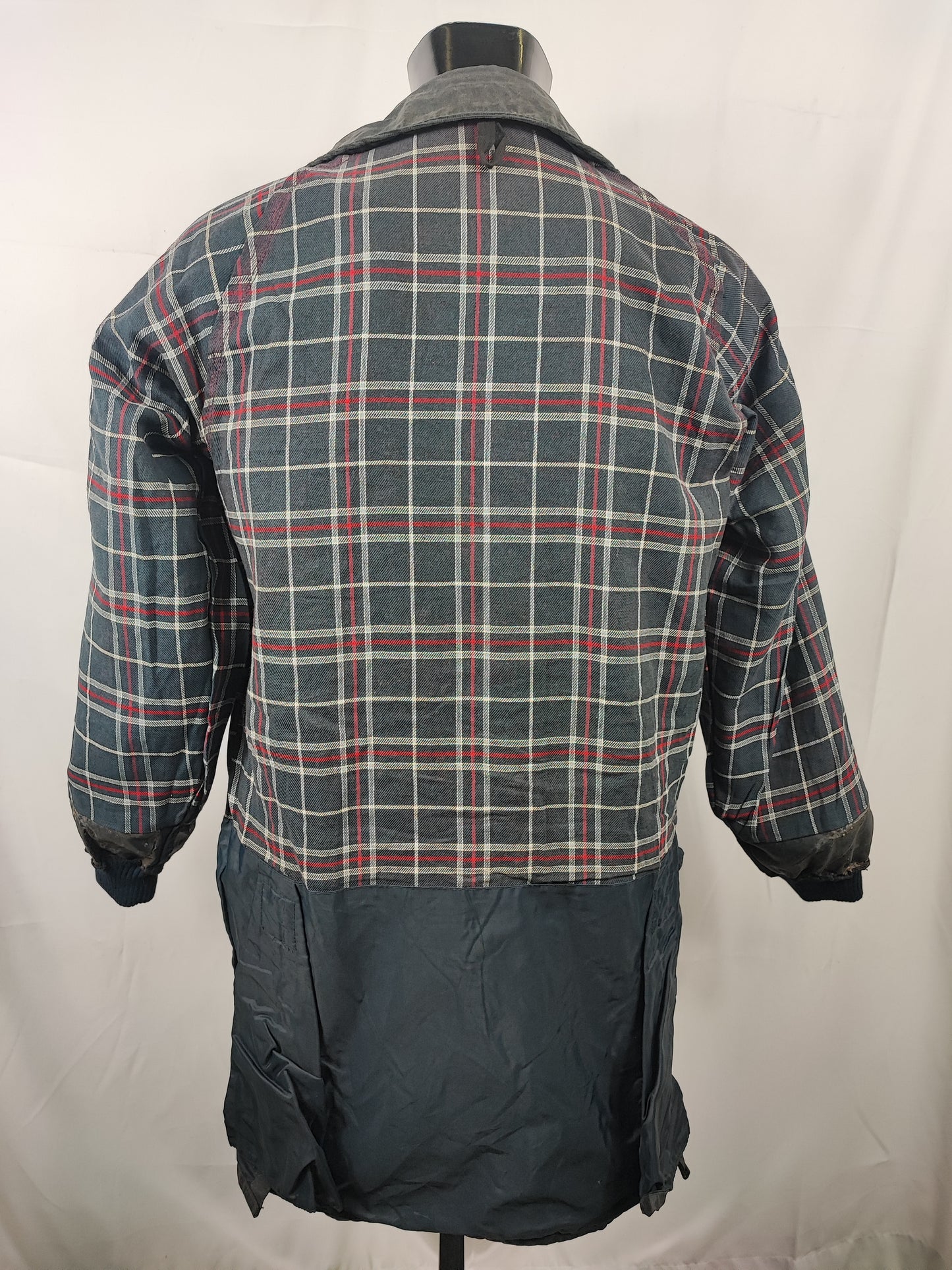 RARO Barbour Giacca Mark Phillips Small blu - Man Navy Wax Vintage Coat Size Small