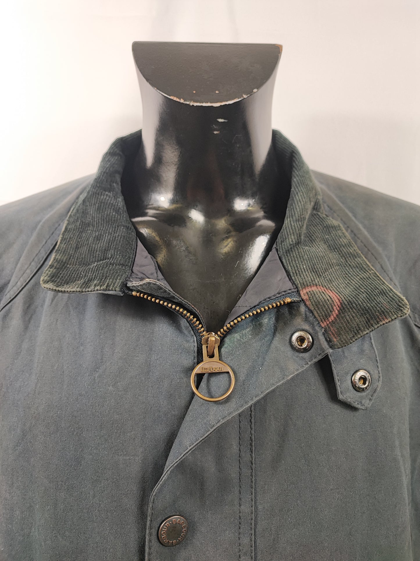 Giacca Barbour Uomo Blu cerata Leeward XXL - Man Navy wax Leeward Jacket Size XXLarge