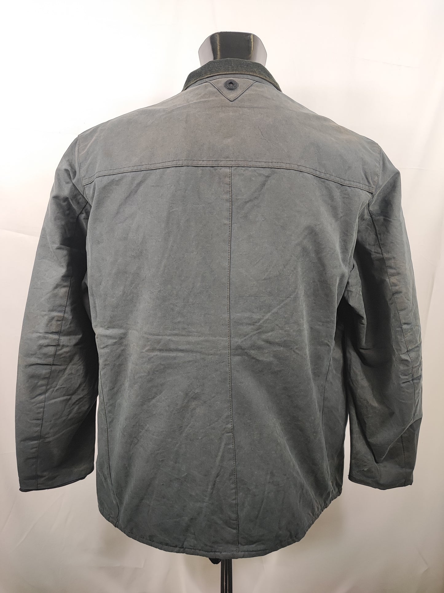 Giacca Barbour Uomo Blu cerata Leeward XXL - Man Navy wax Leeward Jacket Size XXLarge