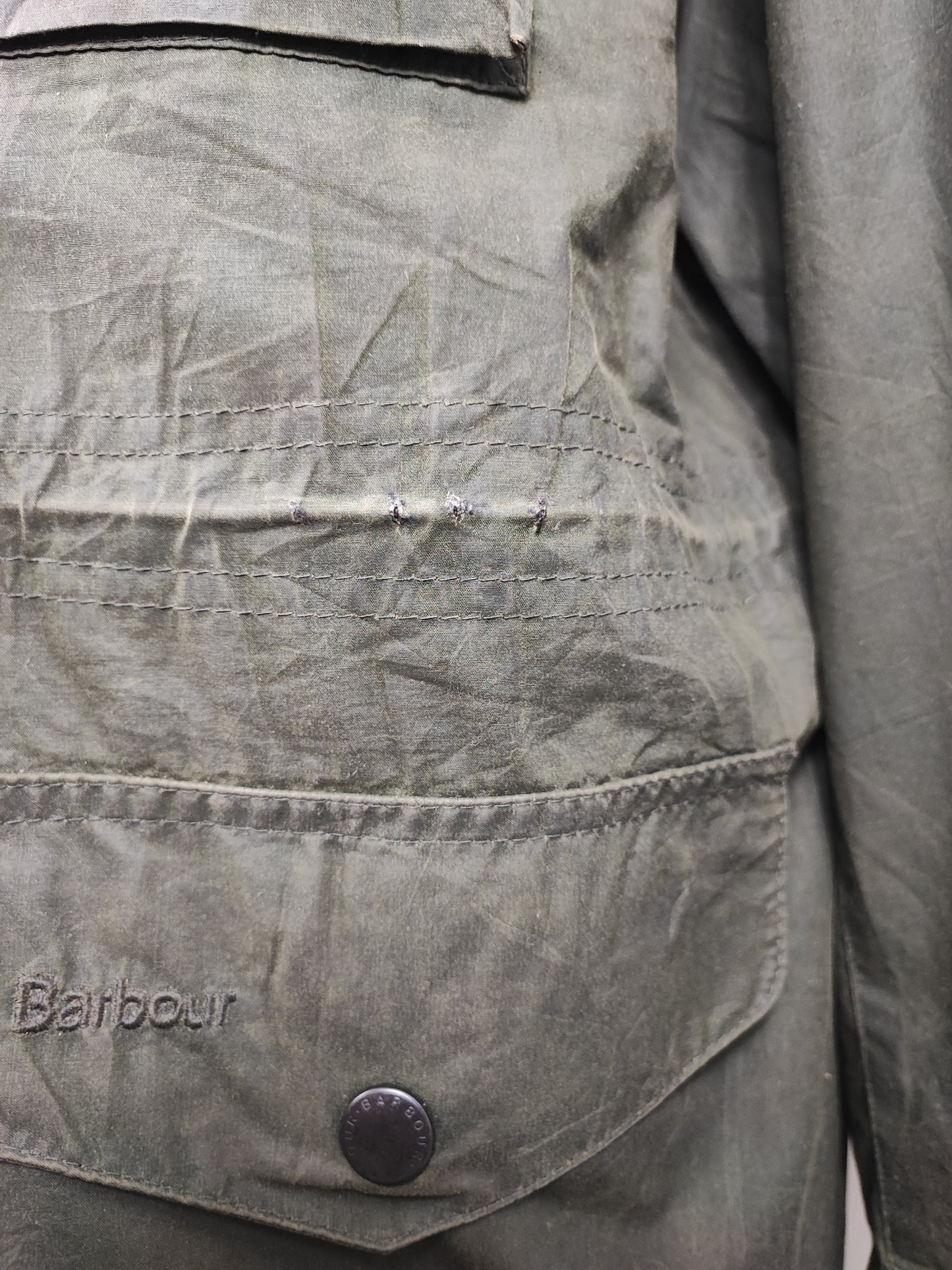 Barbour Giacca da uomo Sapper verde XXL Man Flyweight Green Sapper Jacket Size XXL