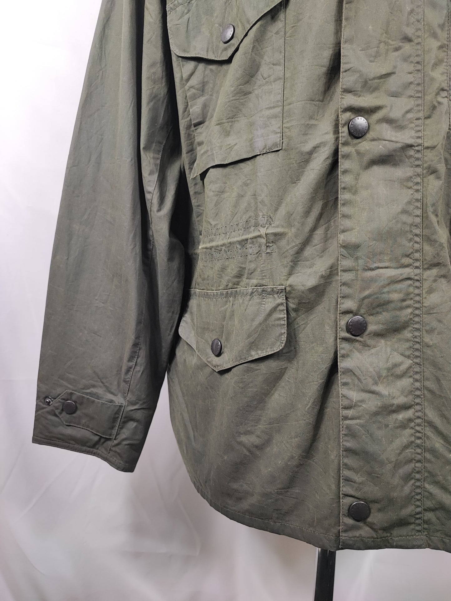 Barbour Giacca da uomo Sapper verde XXL Man Flyweight Green Sapper Jacket Size XXL