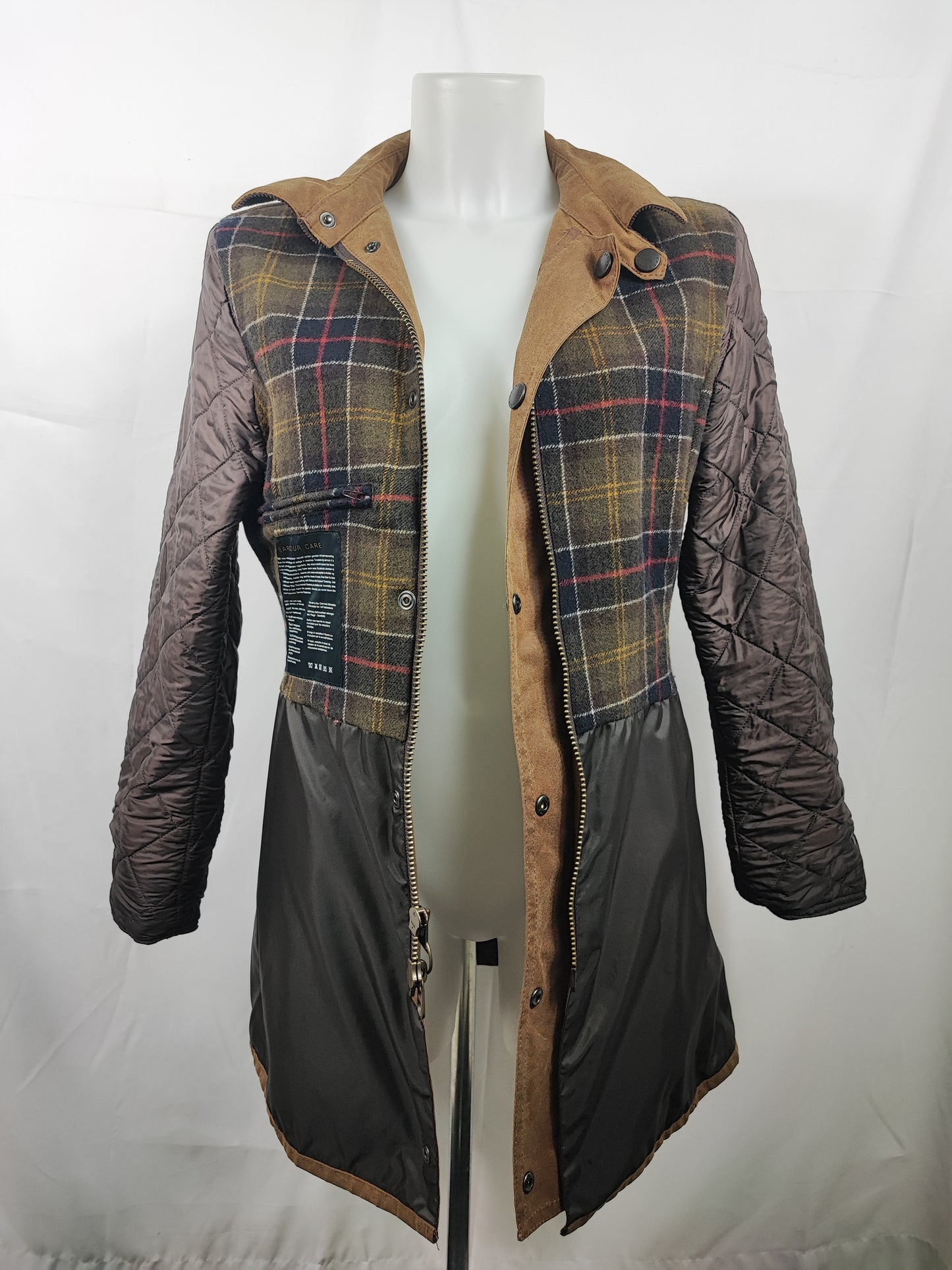 Giacca Barbour Newmarket donna Beige UK10 Small Lady Beige Newmarket jacket Size UK10