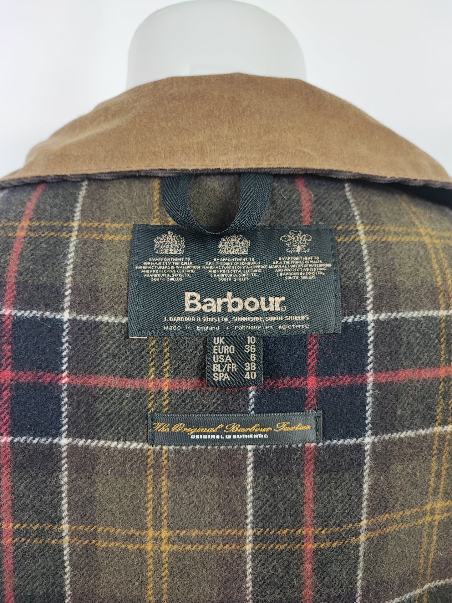 Giacca Barbour Newmarket donna Beige UK10 Small Lady Beige Newmarket jacket Size UK10