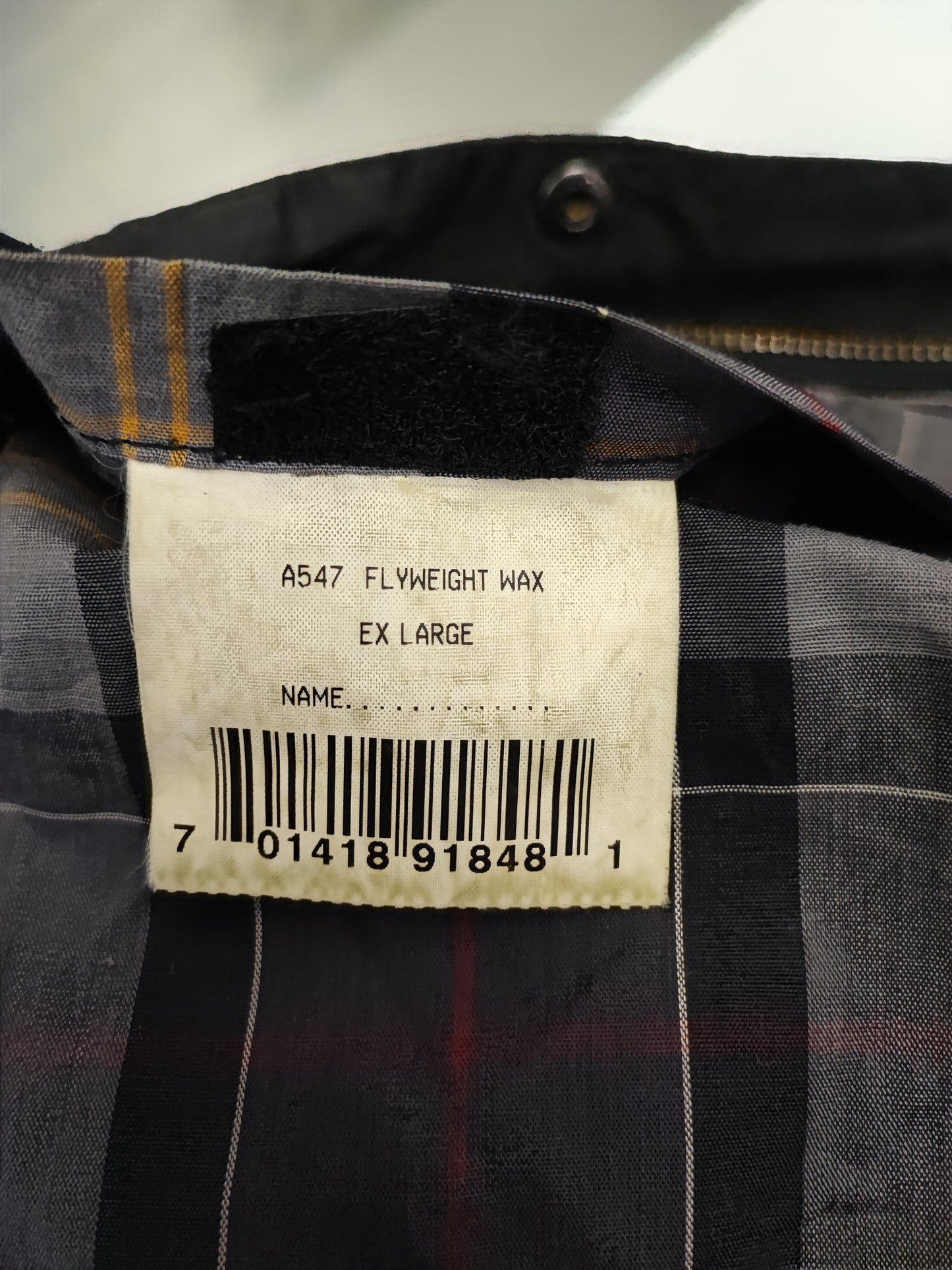 Barbour Giacca da uomo nero International XL Man Flyweight Black International Jacket Size XL