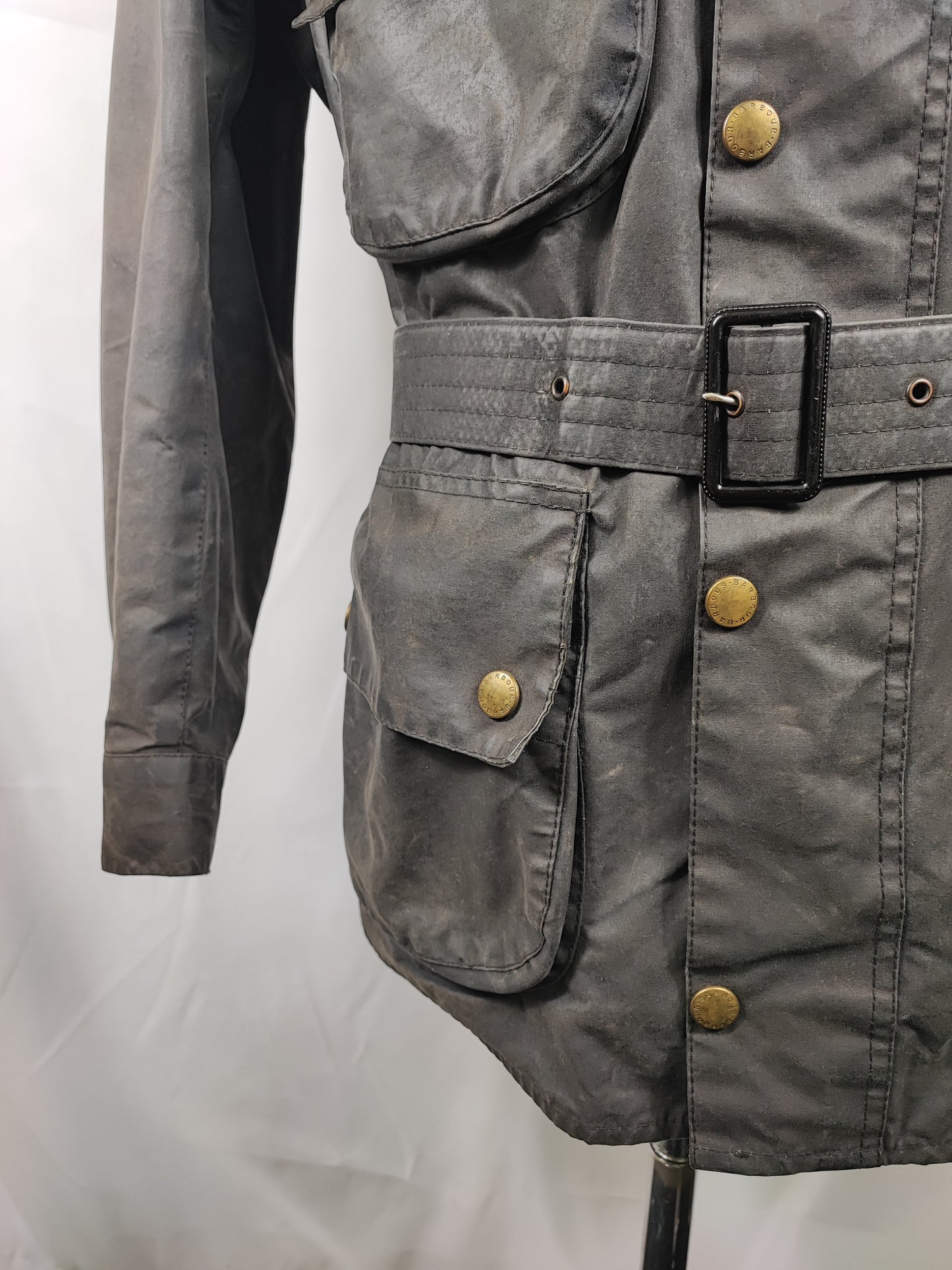 Barbour International nero uomo C40/102 cm - Man Black Wax International Jacket C40 Size 50