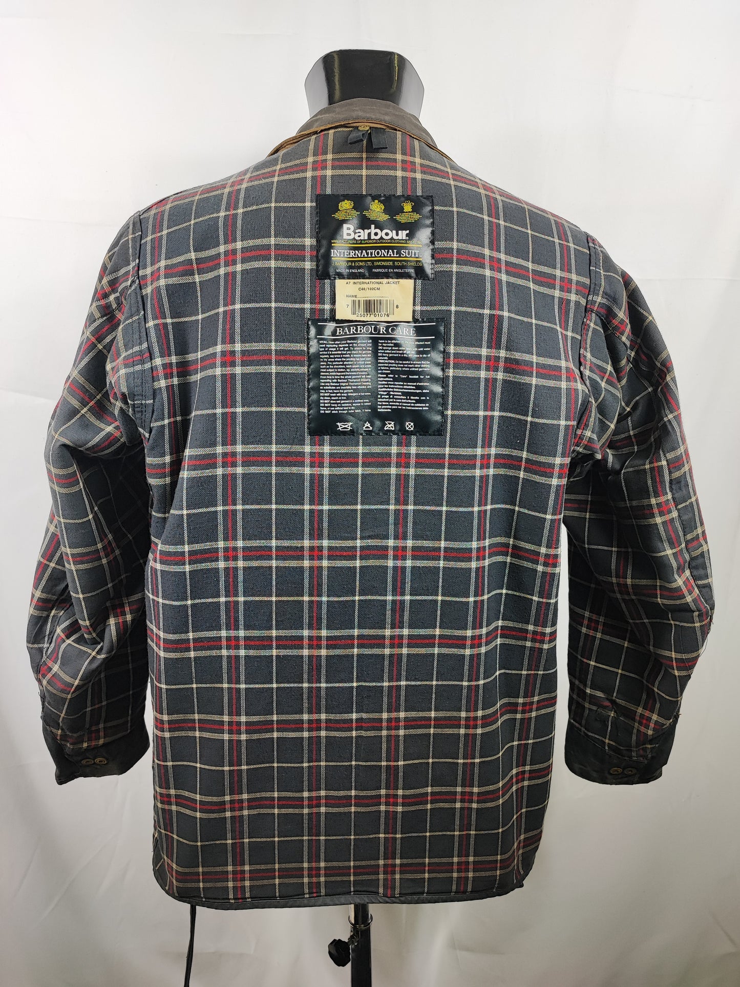 Barbour International nero uomo C40/102 cm - Man Black Wax International Jacket C40 Size 50