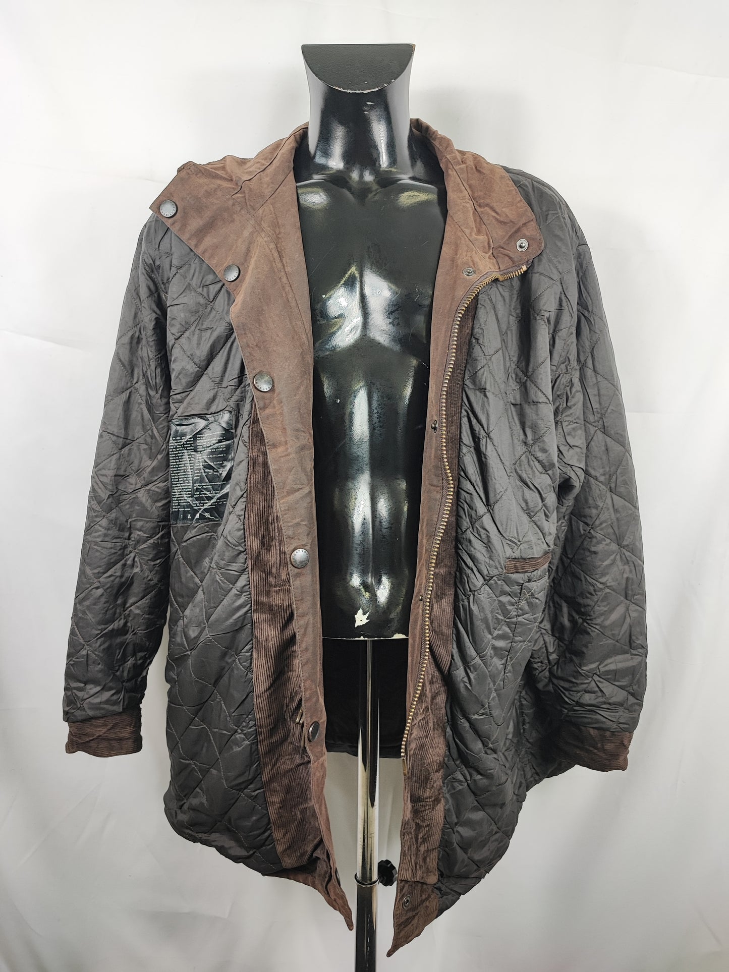 Giacca Barbour Marrone New Hampshire Cerata XXLarge - Man Wax Brown New Hampshire Jacket Beige Size XXLarge