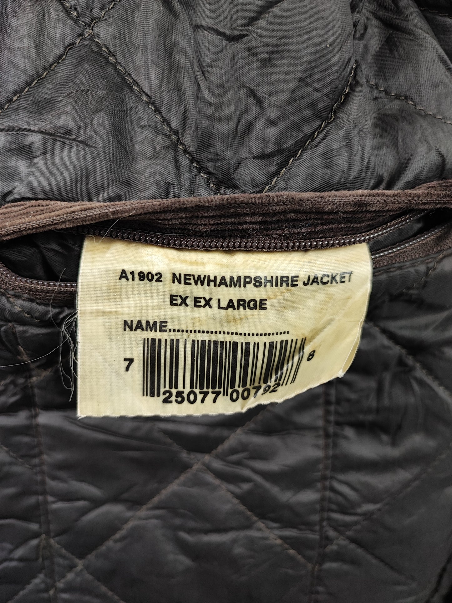 Giacca Barbour Marrone New Hampshire Cerata XXLarge - Man Wax Brown New Hampshire Jacket Beige Size XXLarge