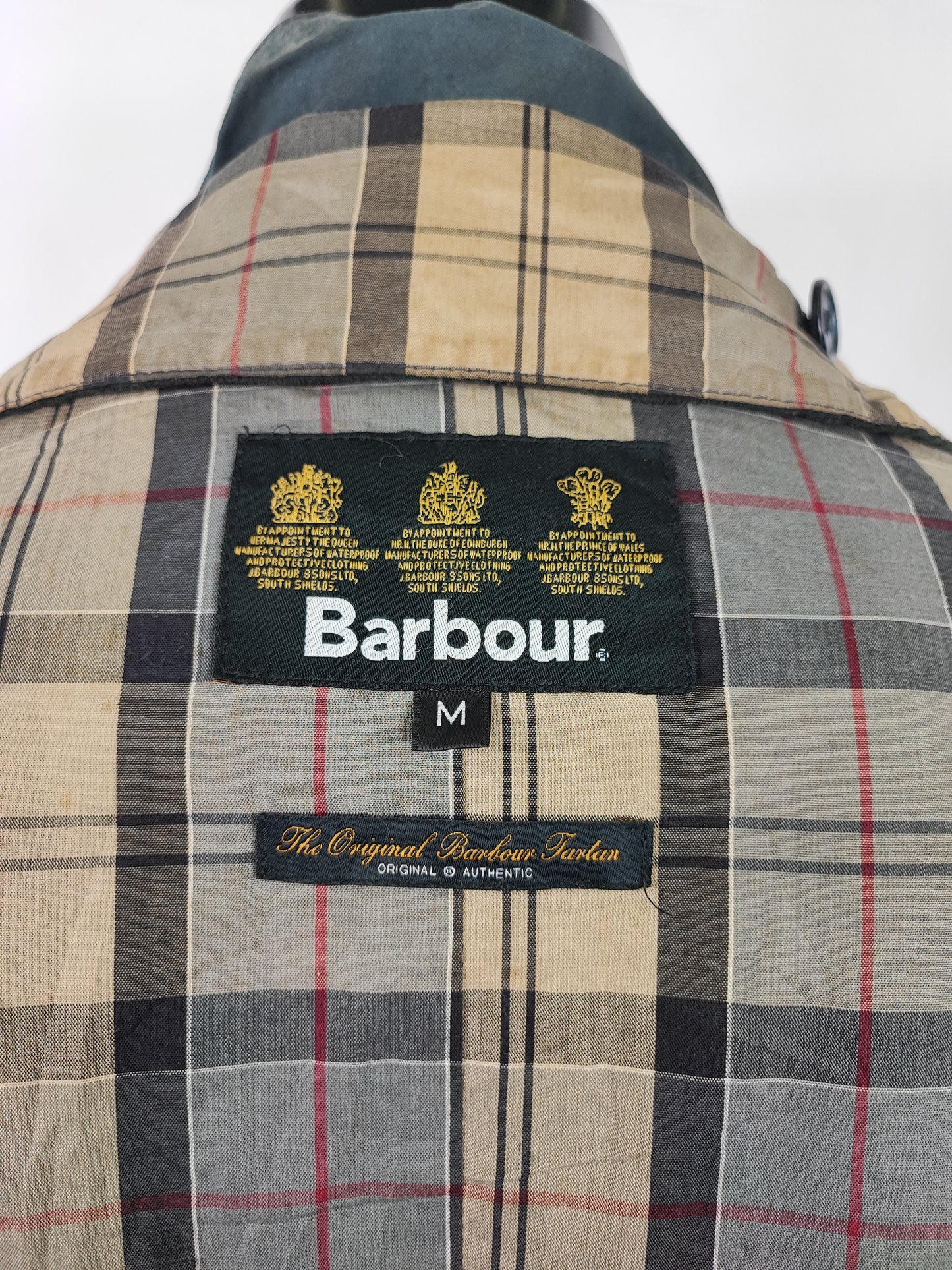 Trench Barbour uomo Greeves blu leggero M- Man Navy Wax Greeves trench size Medium