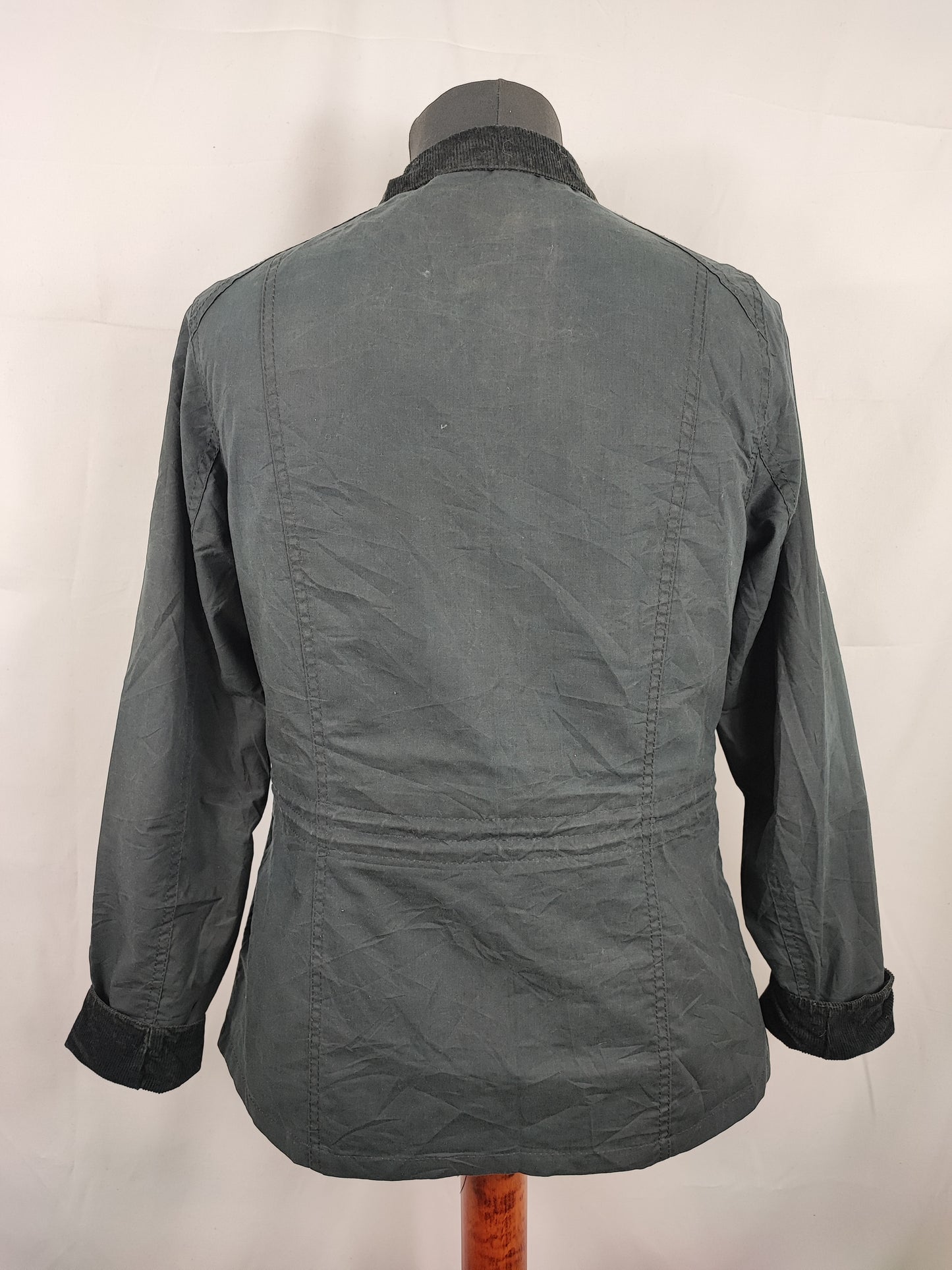 Giacca Barbour International Donna blu Small UK10 -Lady Buxton Navy Jacket size UK10