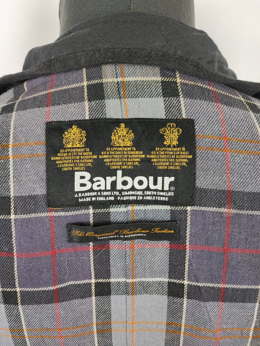 Giacca Barbour corta donna Utility Nera UK8 Xsmall Black short Lady Utility jacket Xsmall size Uk8