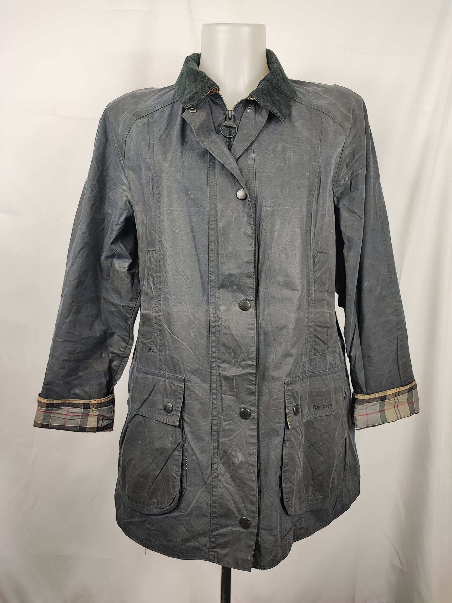 Giacca Barbour Blu Lightweight Beadnell Uk16 tg.44/46 - Navy Lightweight Beadnell jacket size 16