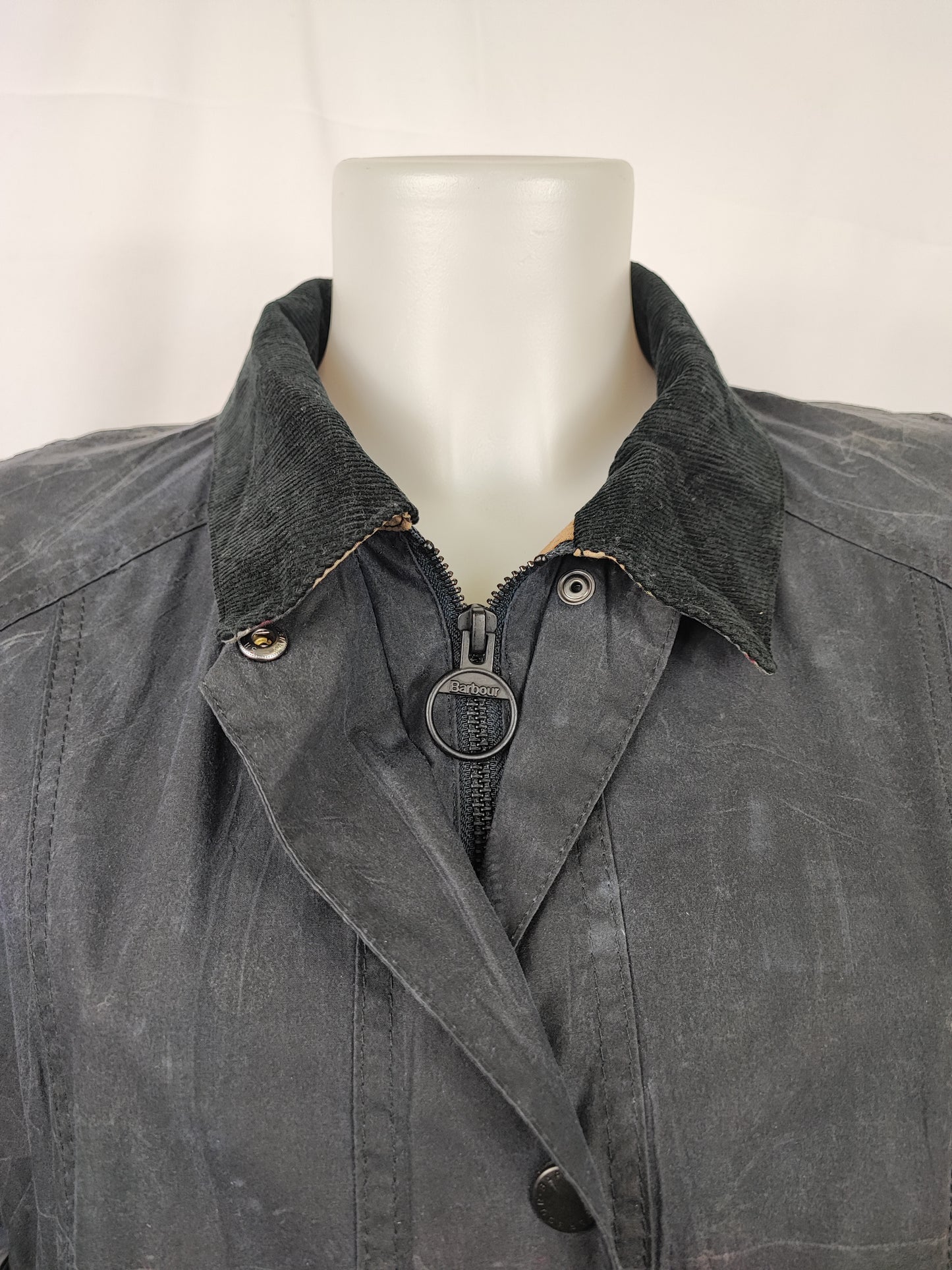 Giacca Barbour Blu Lightweight Beadnell Uk16 tg.44/46 - Navy Lightweight Beadnell jacket size 16