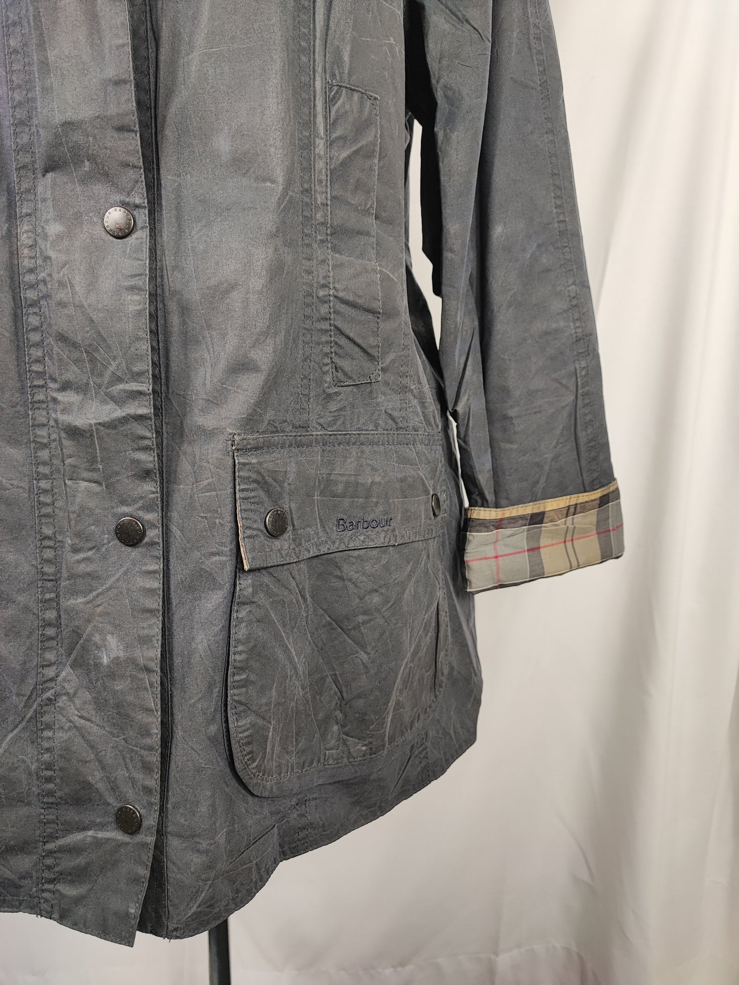 Giacca Barbour Blu Lightweight Beadnell Uk16 tg.44/46 - Navy Lightweight Beadnell jacket size 16