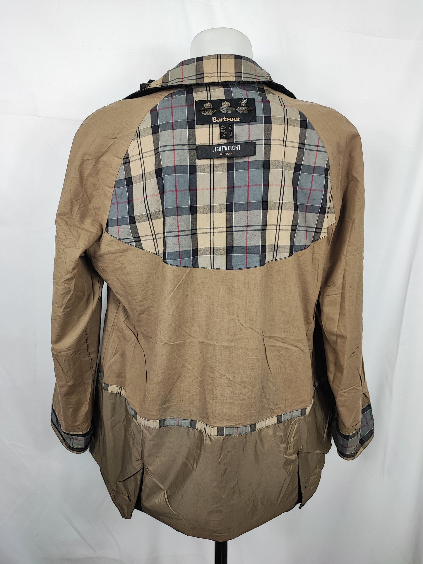 Giacca Barbour Blu Lightweight Beadnell Uk16 tg.44/46 - Navy Lightweight Beadnell jacket size 16