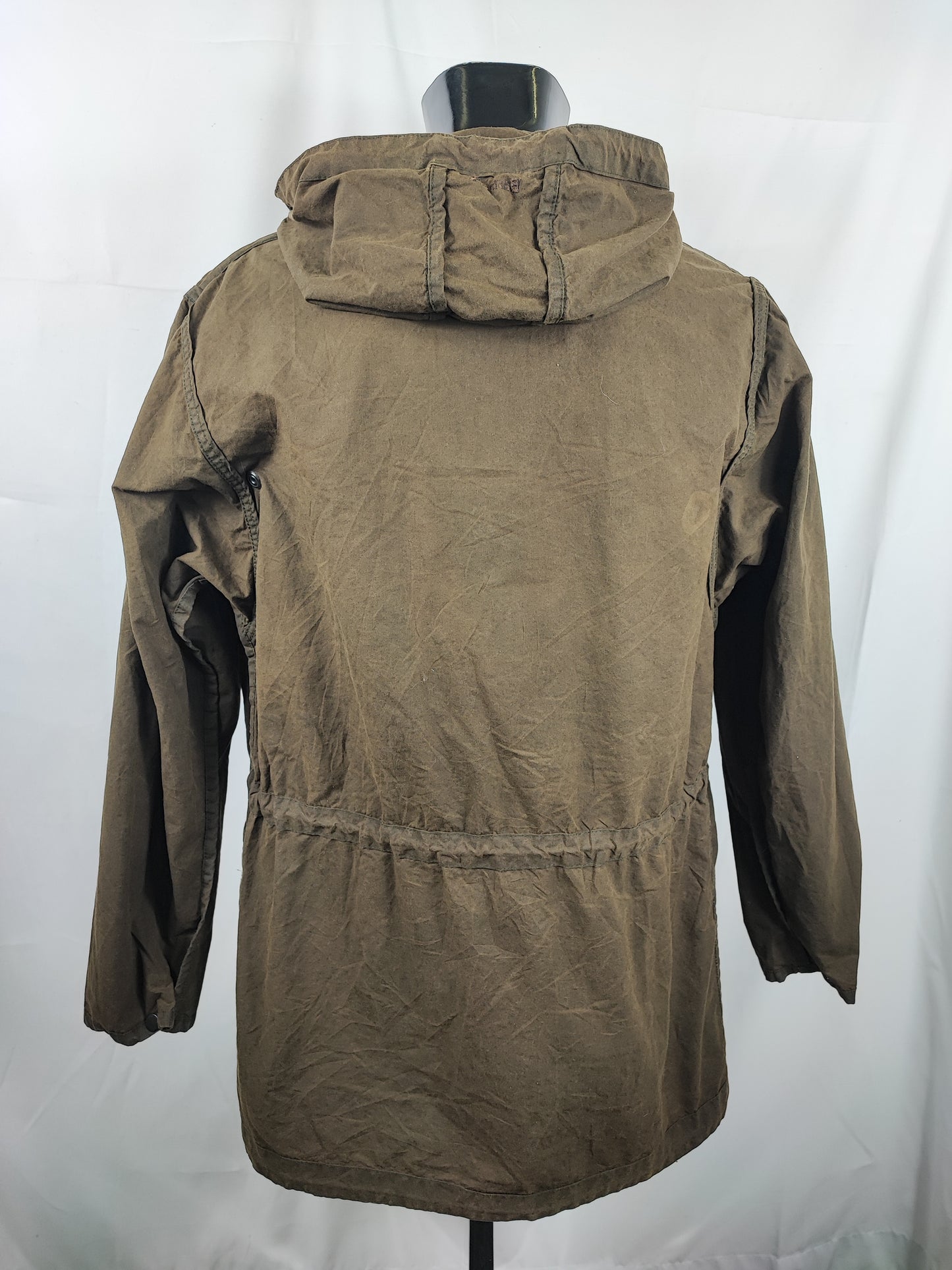 Giacca Barbour verde cerata Con cappuccio Small - Olive Wax Harry jacket with hood size S