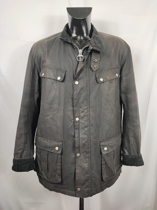 Giacca Barbour International Duke nero XXL - Man black Duke wax Jacket Size XXL
