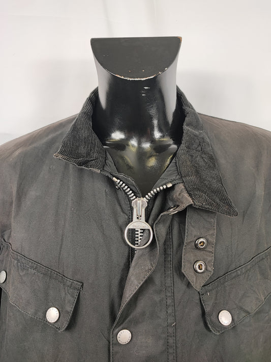 Giacca Barbour International Duke nero XXL - Man black Duke wax Jacket Size XXL