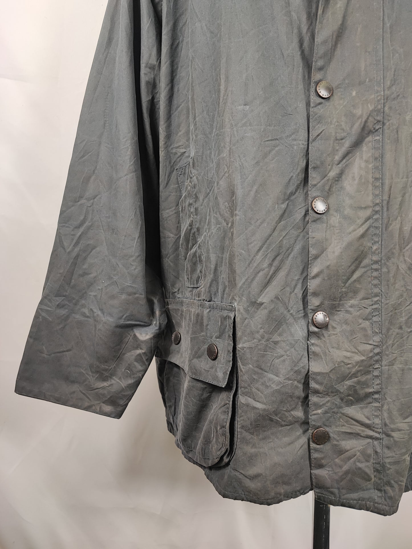 Barbour Giacca Beaufort blu C52/132 cm Navy Vintage Wax Beaufort jacket Size XXXL