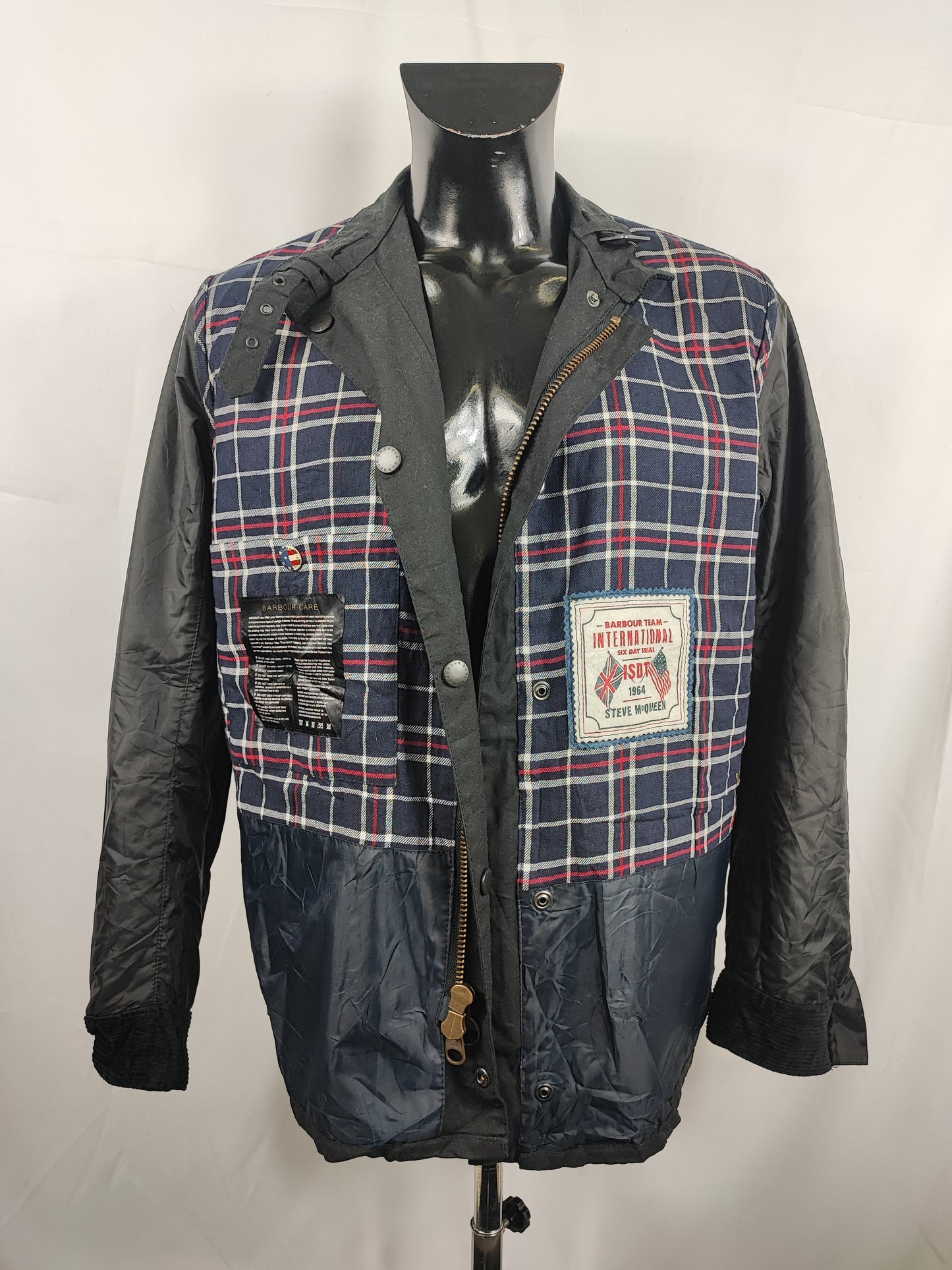 RARA Giacca Barbour International Steve Mc Queen Nera MEDIUM - Black Barbour International Mc queen size M