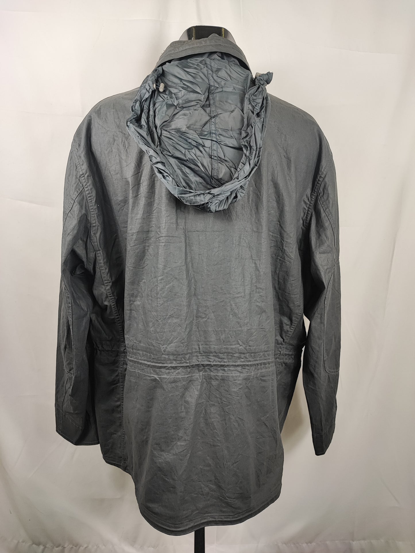 Giacca Barbour blu da uomo leggera XXL Man Cotton Linen Sapper Jacket size XXL
