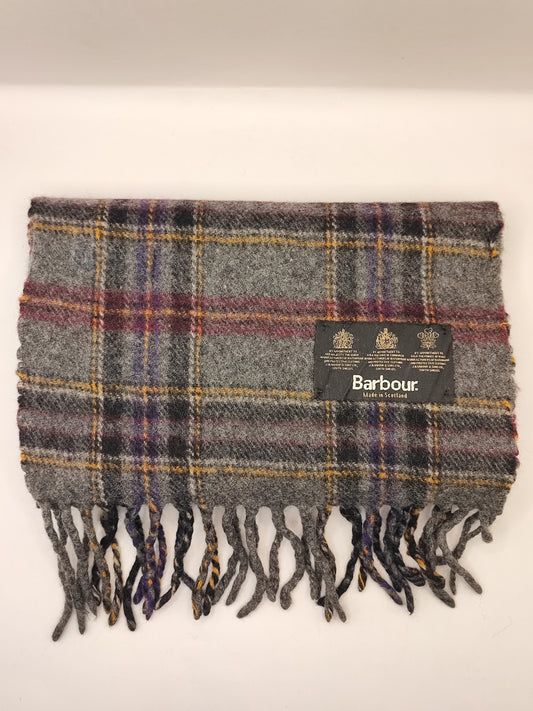 Sciarpa Barbour in lana grigia