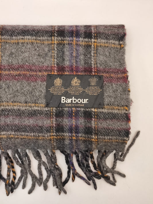 Sciarpa Barbour in lana grigia