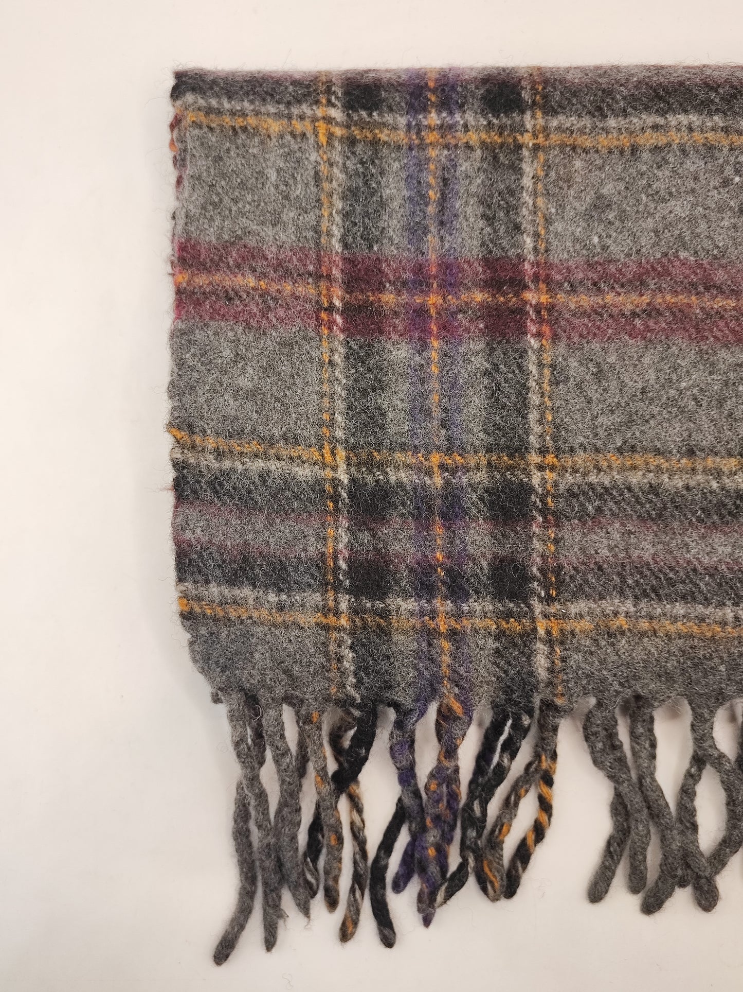 Sciarpa Barbour in lana grigia