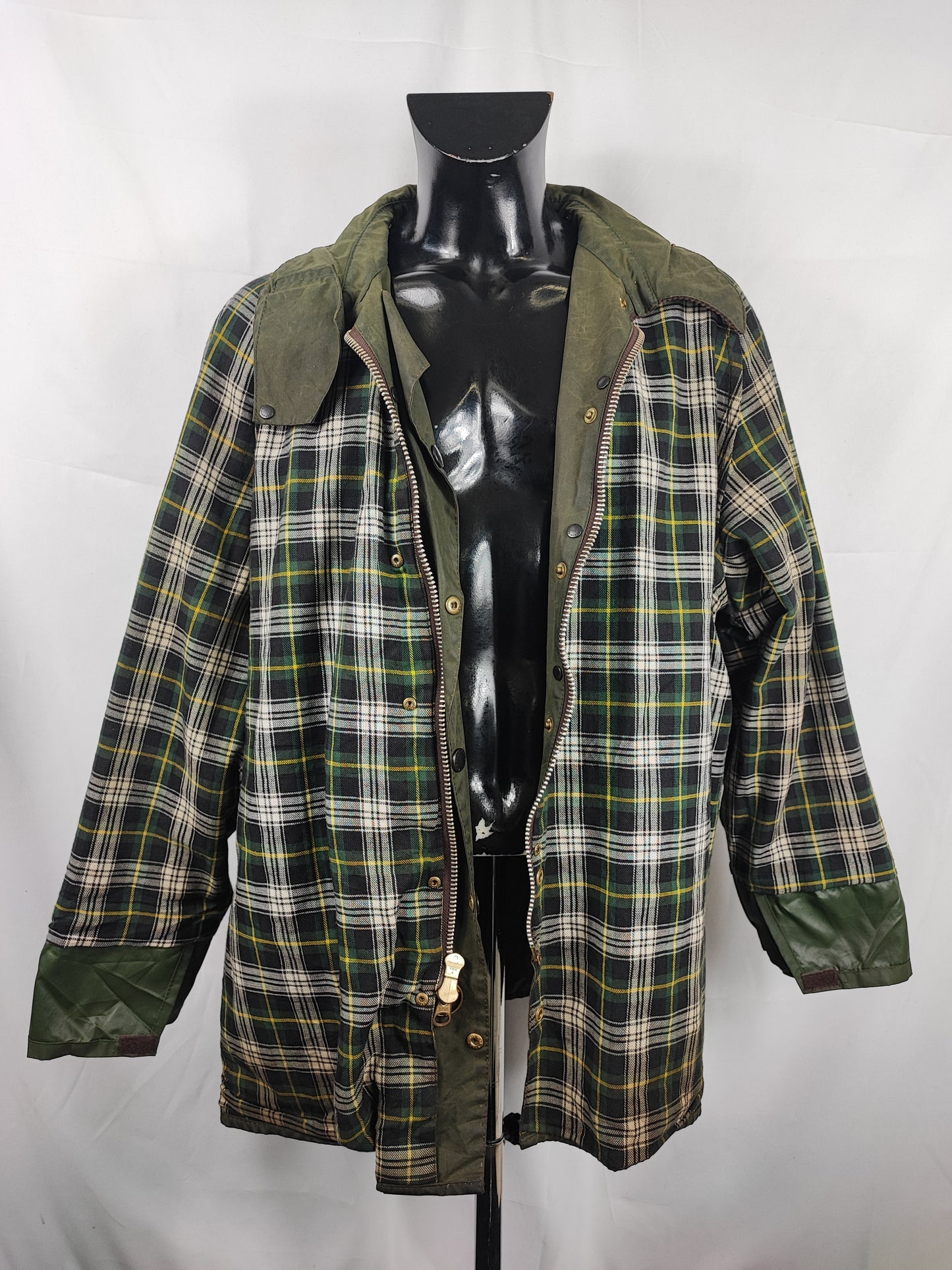 Barbour Giacca Beaufort verde C52/132 cm Man Green Wax Beaufort jacket Size XXXL