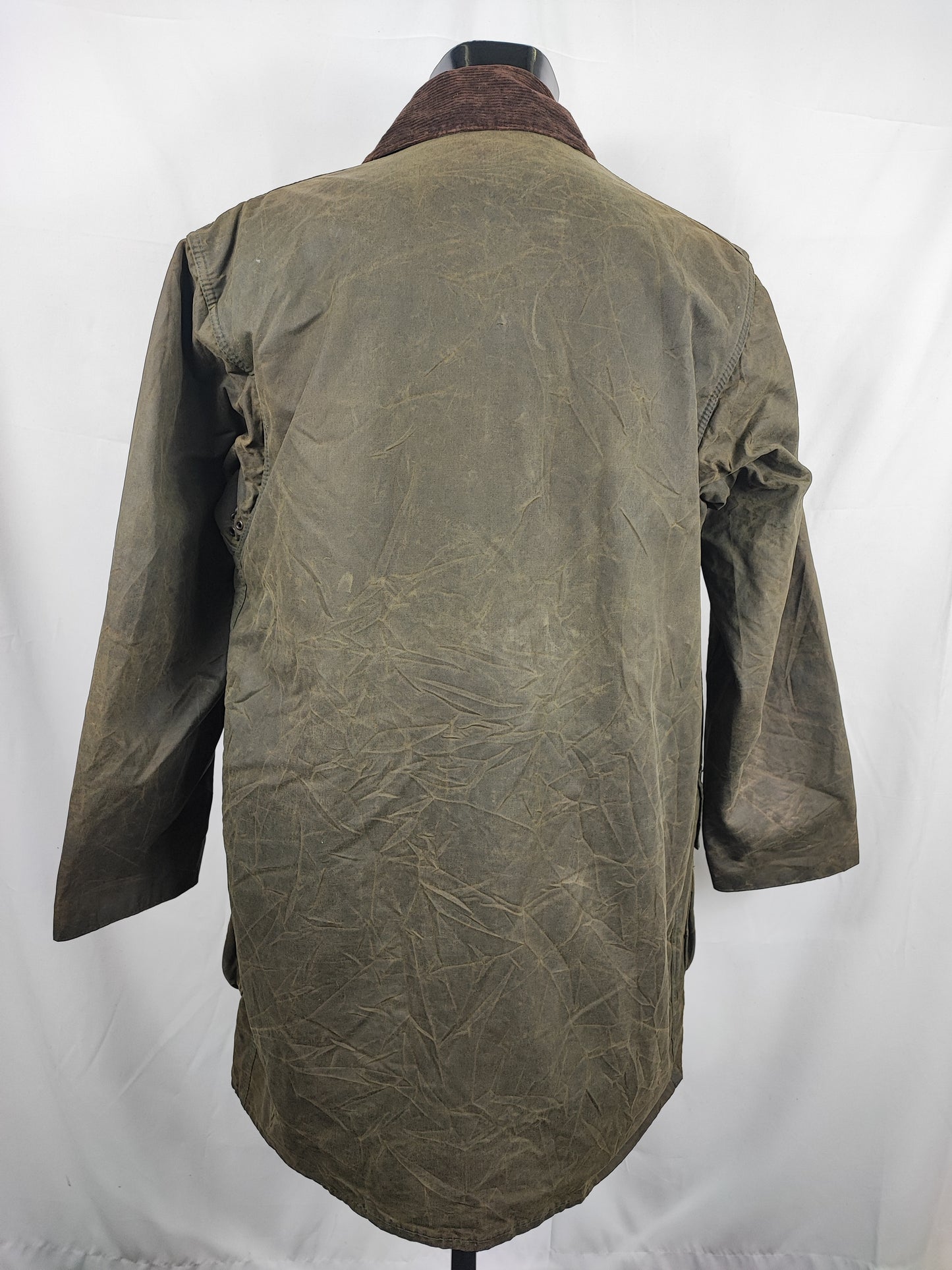 Giacca Barbour Vintage Northumbria C40/102cm-Green Waxed Northumbria Jacket Size Medium