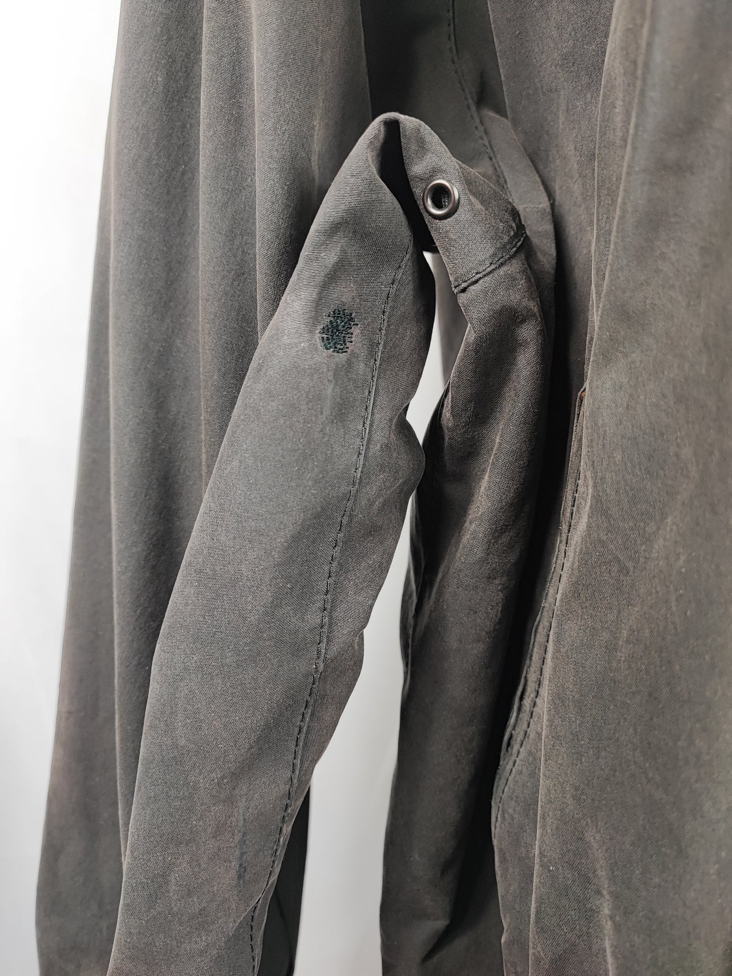 Giacca Barbour Vintage nera corta XXL - Man Black Vintage Wax Cotton Blouson XXL