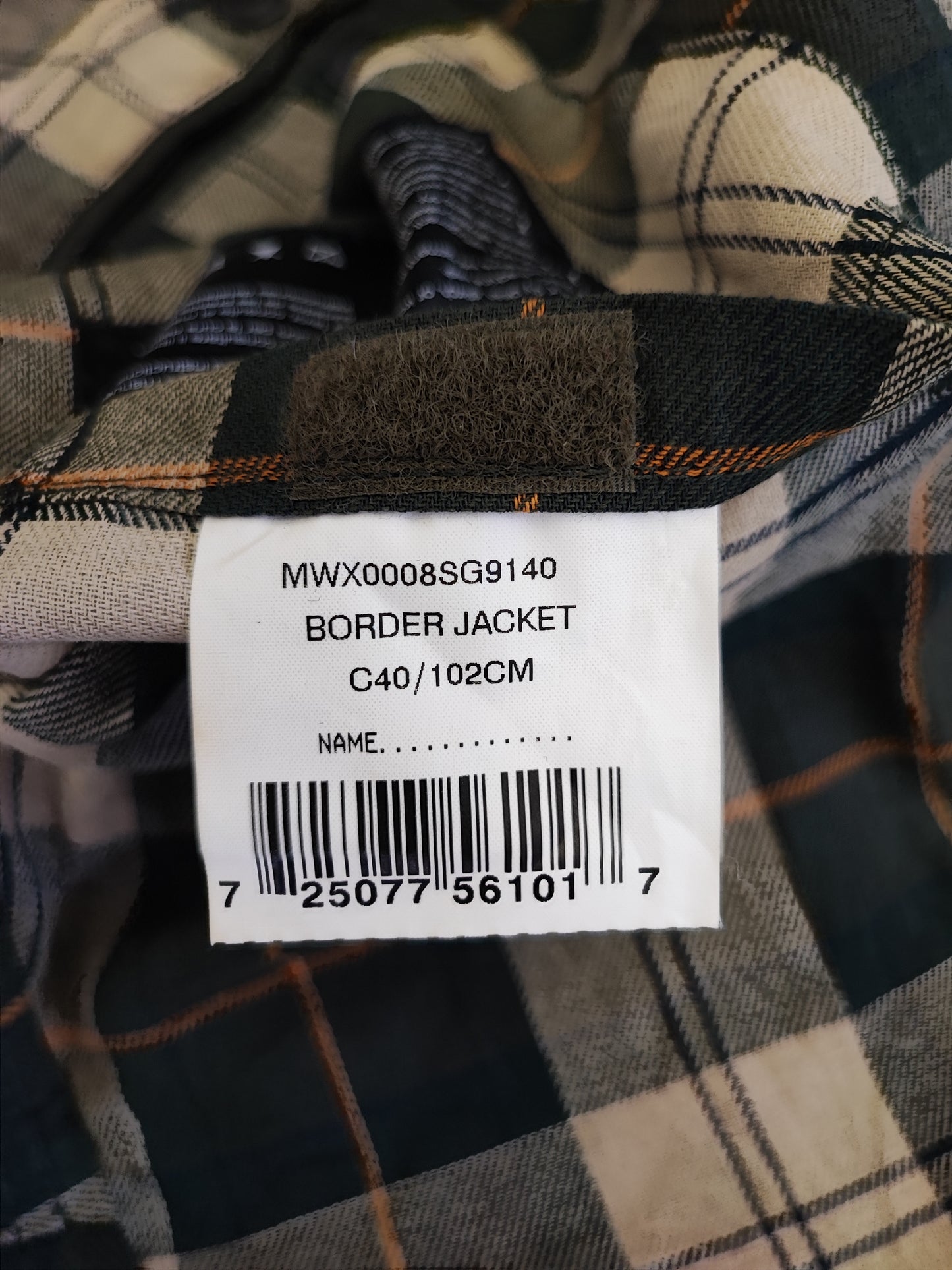 Giacca Barbour Border verde Vintage Cerata C40/102 cm - Green wax border coat C40 size Medium