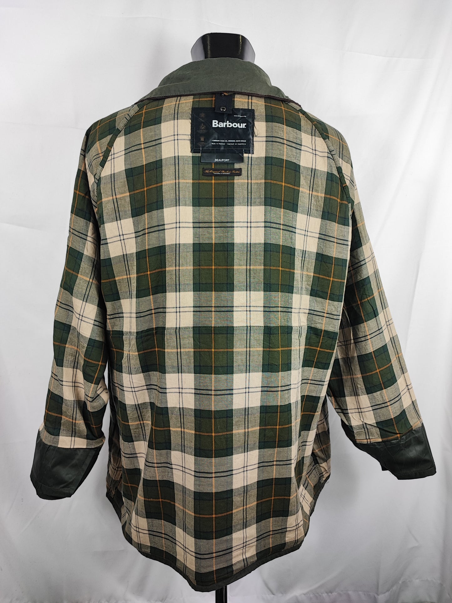 Barbour Giacca Beaufort verde C52/132 cm Man Green Wax Beaufort jacket Size XXXL