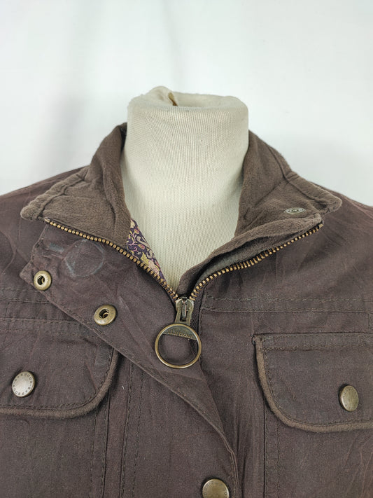 Giacca Barbour corta da donna marrone Kate liberty jacket Tg.44 Medium - Lady Brown Wax liberty jacket size uk14