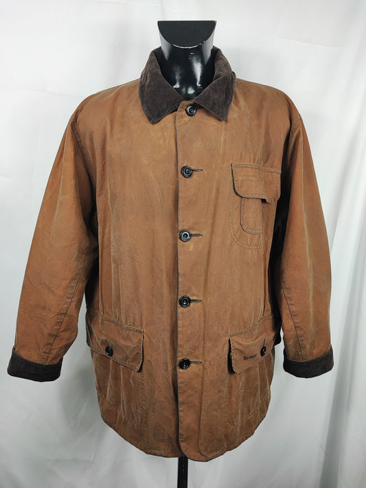 Barbour Giacca Uomo Barn Beige XXL -  Man Barn Wax Beige Jacket size XXlarge