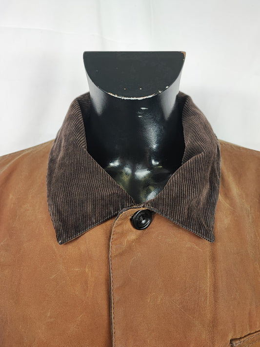 Barbour Giacca Uomo Barn Beige XXL -  Man Barn Wax Beige Jacket size XXlarge