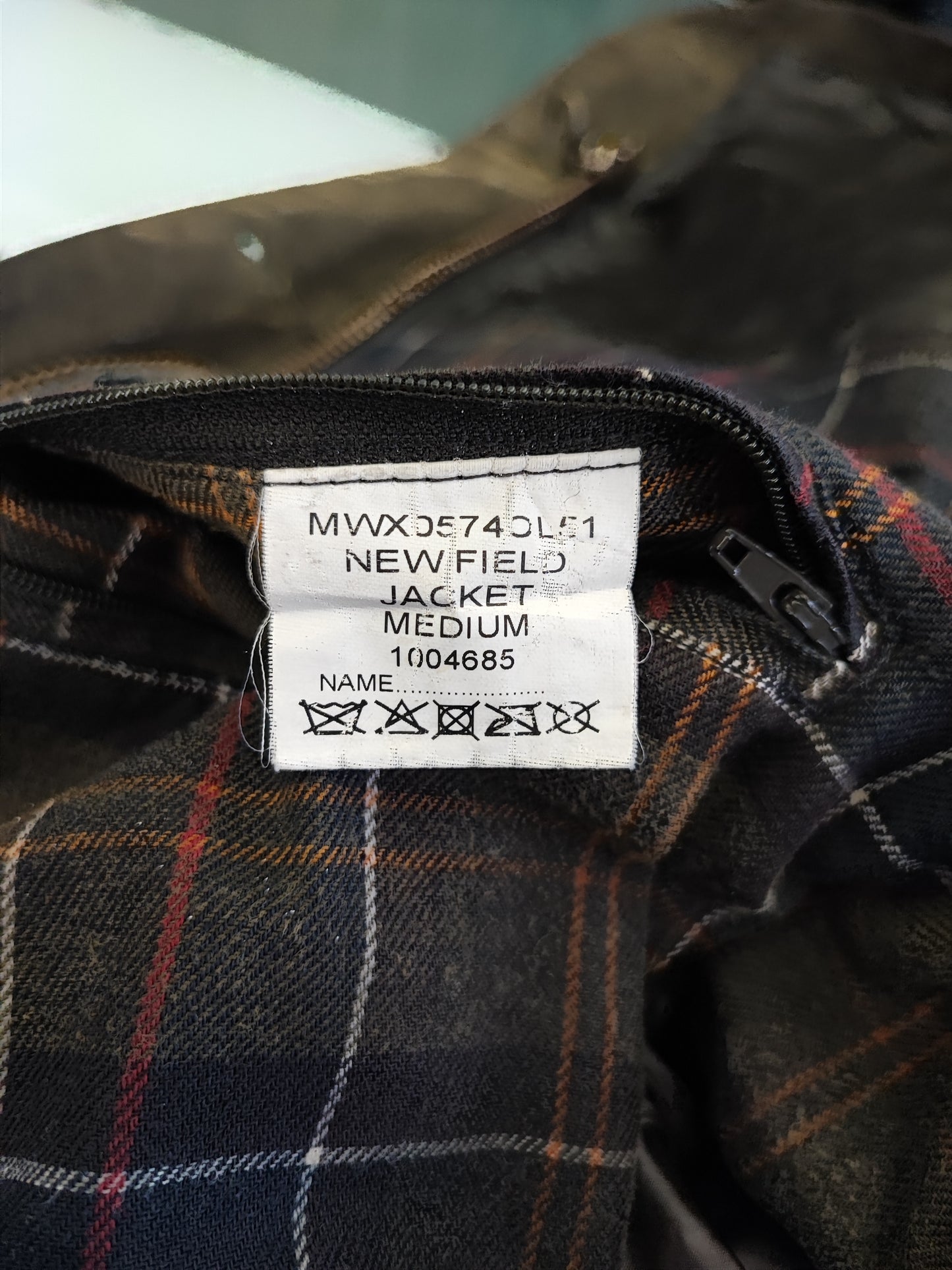 Giacca Barbour Uomo verde cerato New field Polo club Medium- Man Olive New field jacket size M