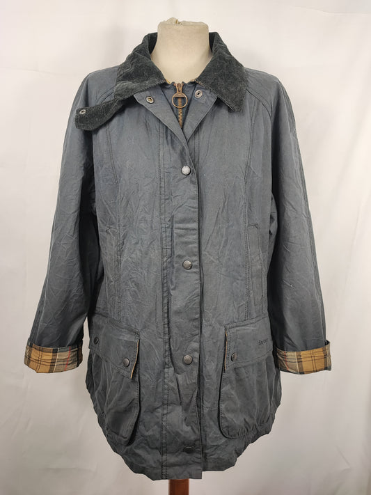 Giacca Barbour Beadnell Blu Unisex Uk20 tg.50 ita -Navy Wax Beadnell Jacket size Uk20