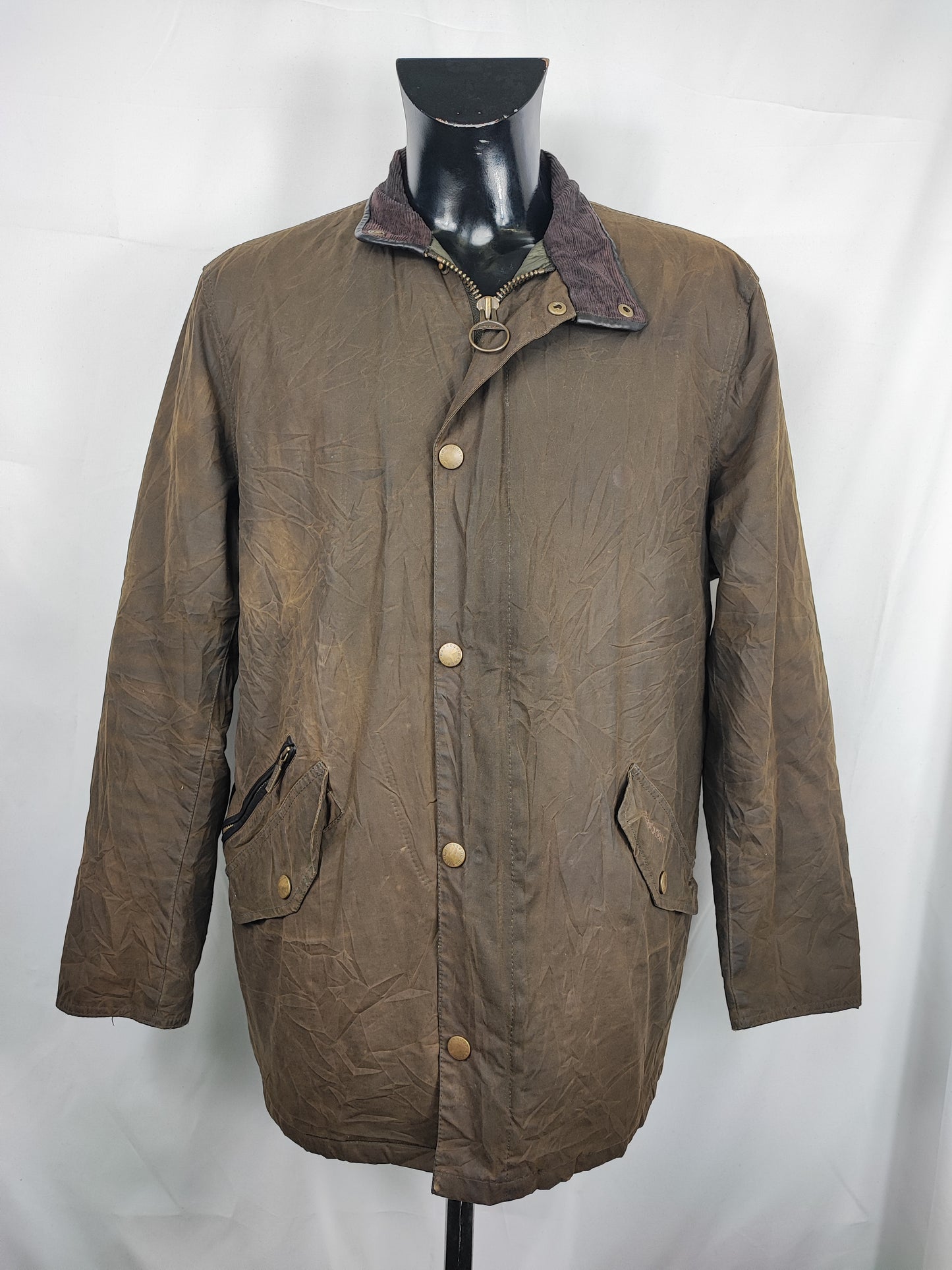 Giacca Barbour Verde oliva cerata Wax Retail Prestbury XL - Man Wax Olive jacket size XL