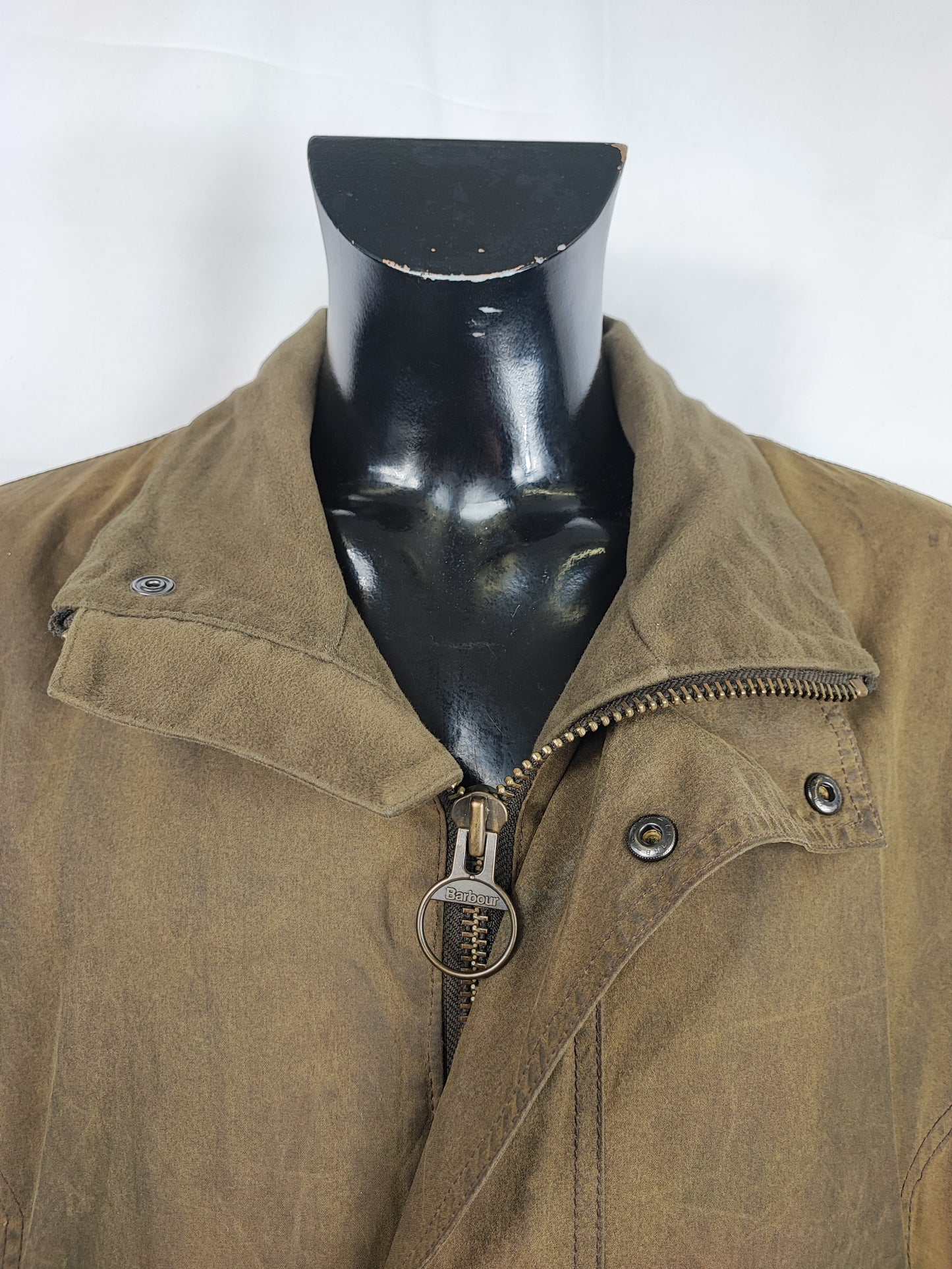Barbour Giacca Uomo cerata verde Large Man Berwick Wax olive Jacket size L