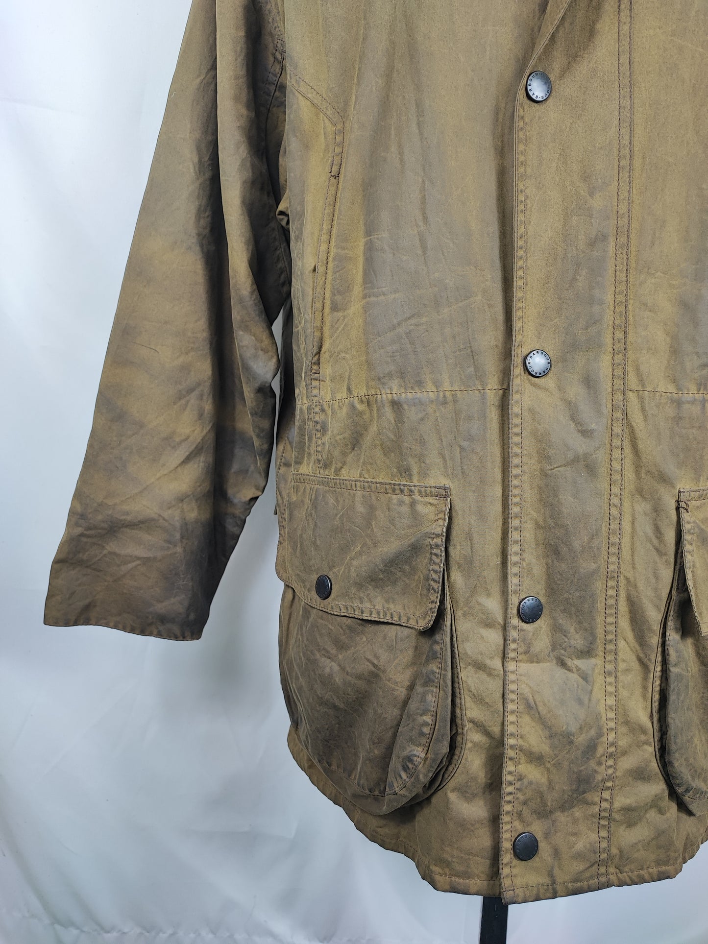 Barbour Giacca Uomo cerata verde Large Man Berwick Wax olive Jacket size L