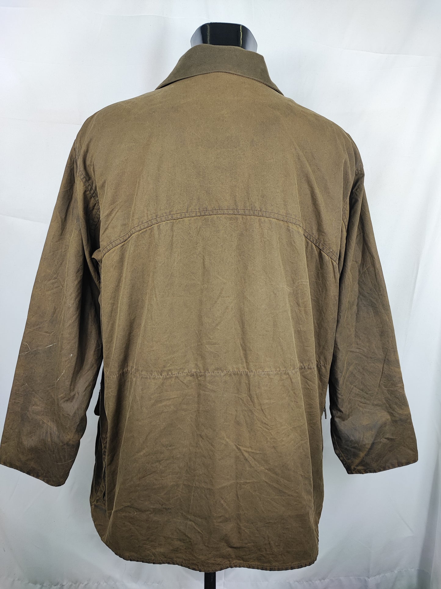 Barbour Giacca Uomo cerata verde Large Man Berwick Wax olive Jacket size L