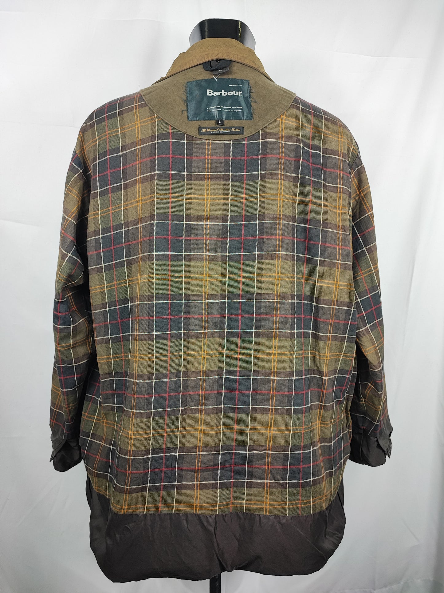 Barbour Giacca Uomo cerata verde Large Man Berwick Wax olive Jacket size L