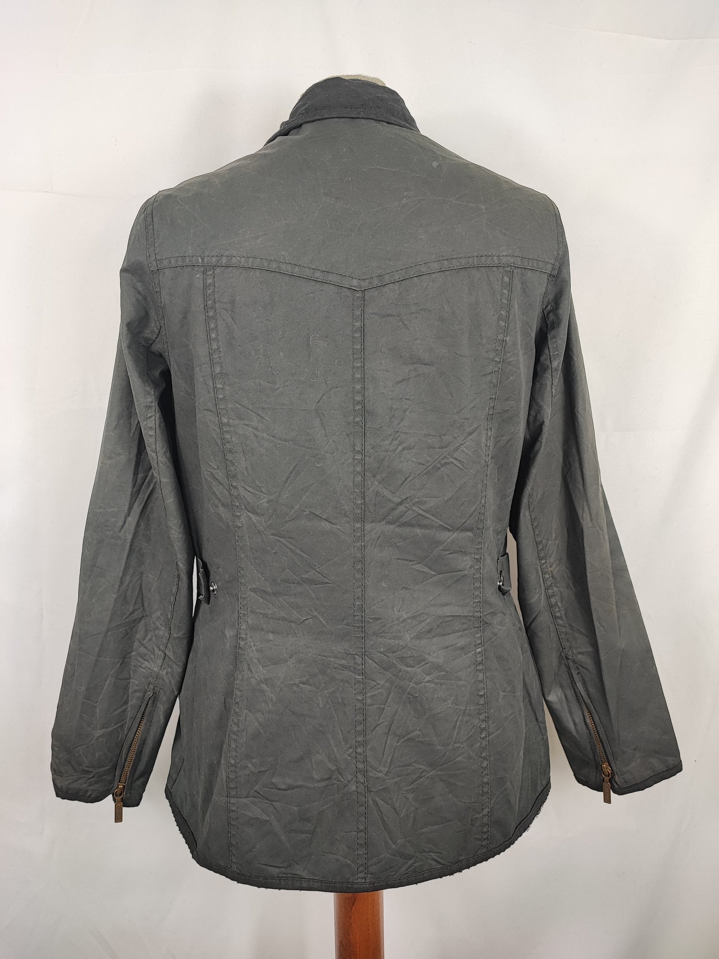 Giacca Barbour corta da donna nera Kate liberty jacket Tg.40 Small - Lady Black Wax liberty jacket size uk10