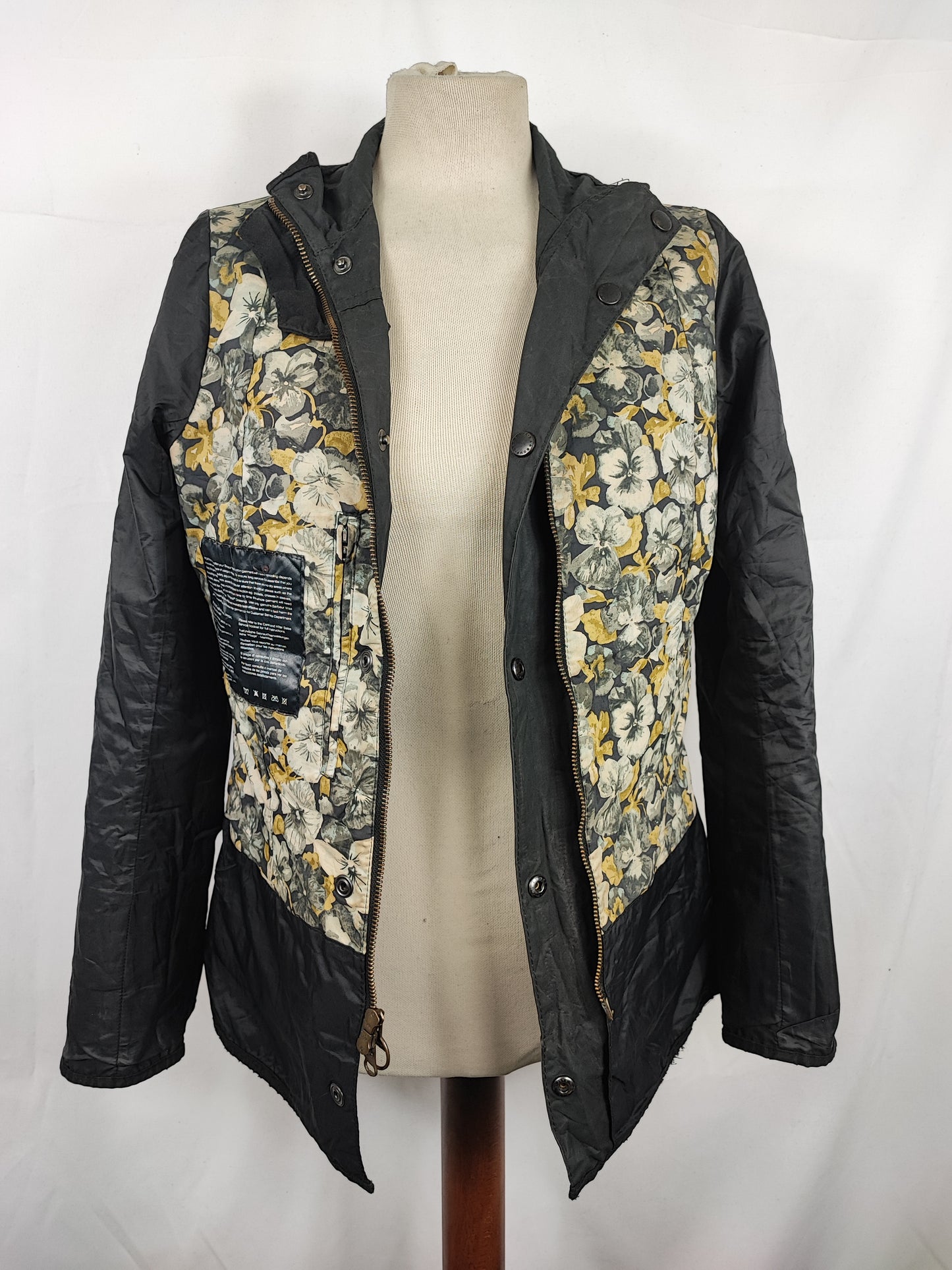 Giacca Barbour corta da donna nera Kate liberty jacket Tg.40 Small - Lady Black Wax liberty jacket size uk10