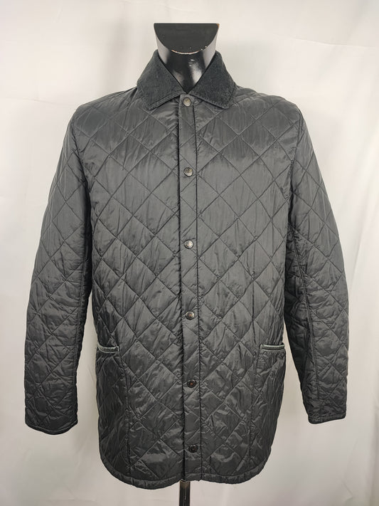 Giacca a vento Barbour trapuntata nera Large - Man quilted Liverpool Jacket size L